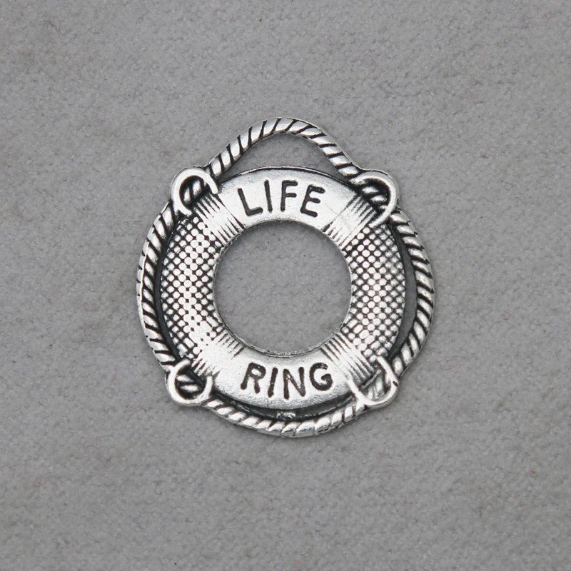 

20 шт. ювелирные аксессуары Life Ring сплав винтажные подвески для плавания любовника 22*24 мм AAC1194