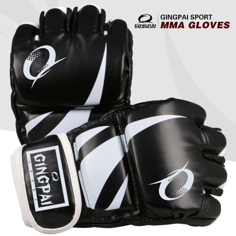 Новые боксерские перчатки ММА высокого качества Муай Тай Мужские красные PU для