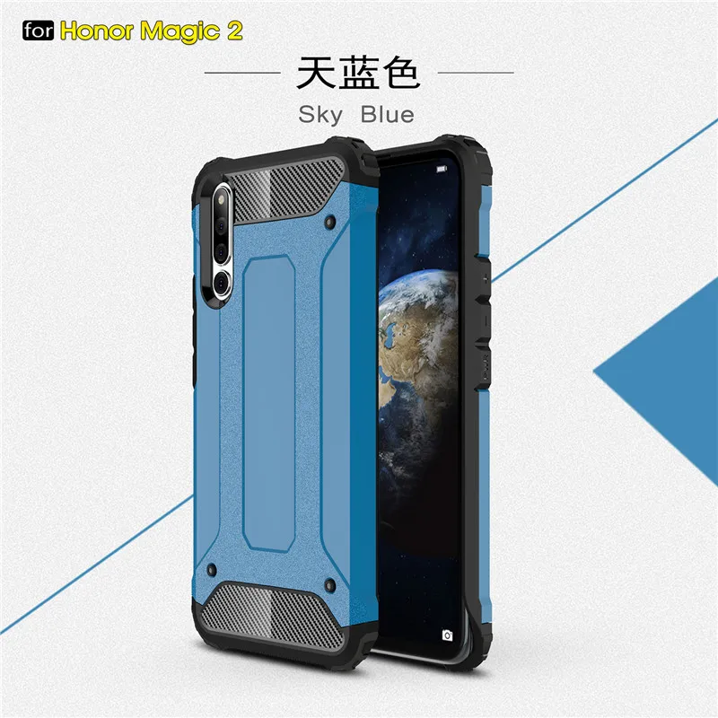 Чехол для Huawei Honor Magic 2 силиконовый чехол с подставкой бампер жесткий телефона из