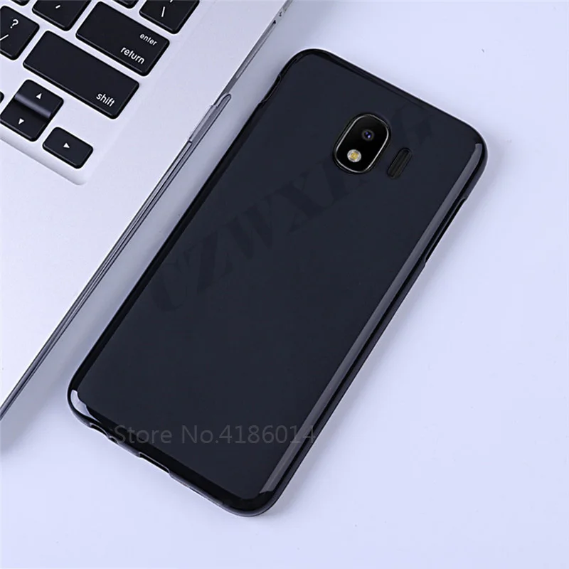 Матовый мягкий чехол для Samsung Galaxy J4 силиконовый задней панели телефона J 4 2018 SM-J400F