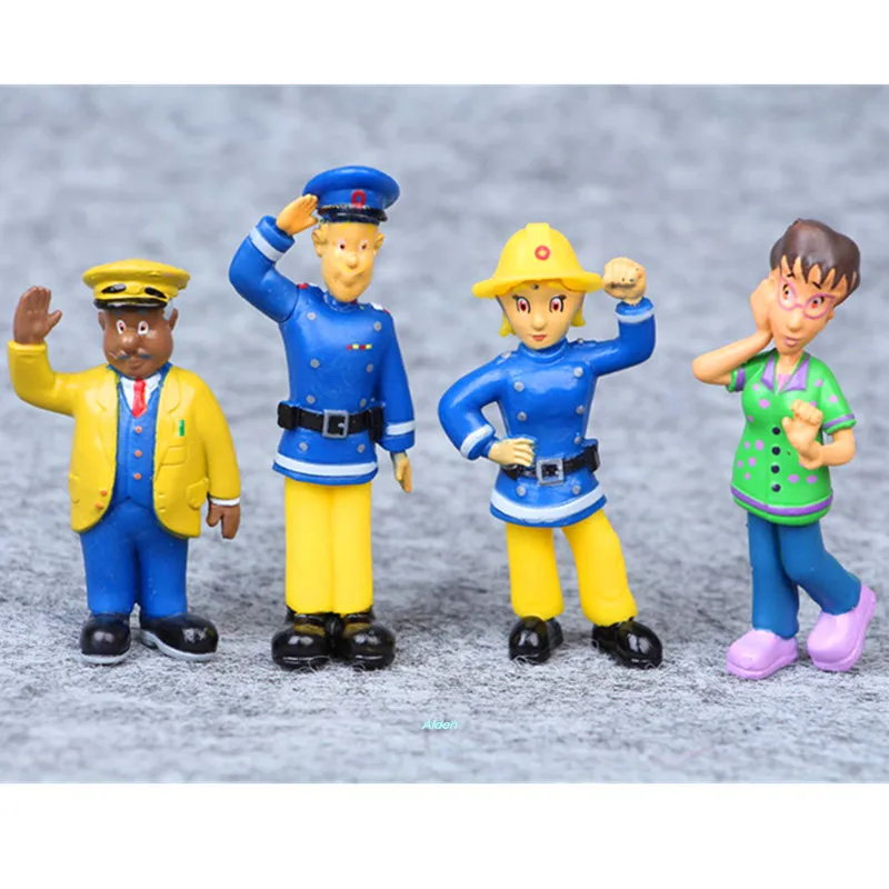 12 шт./компл. фигурка Fireman Sam Everyones герой Пенни Норман Элвис стеле Майк пвх экшн
