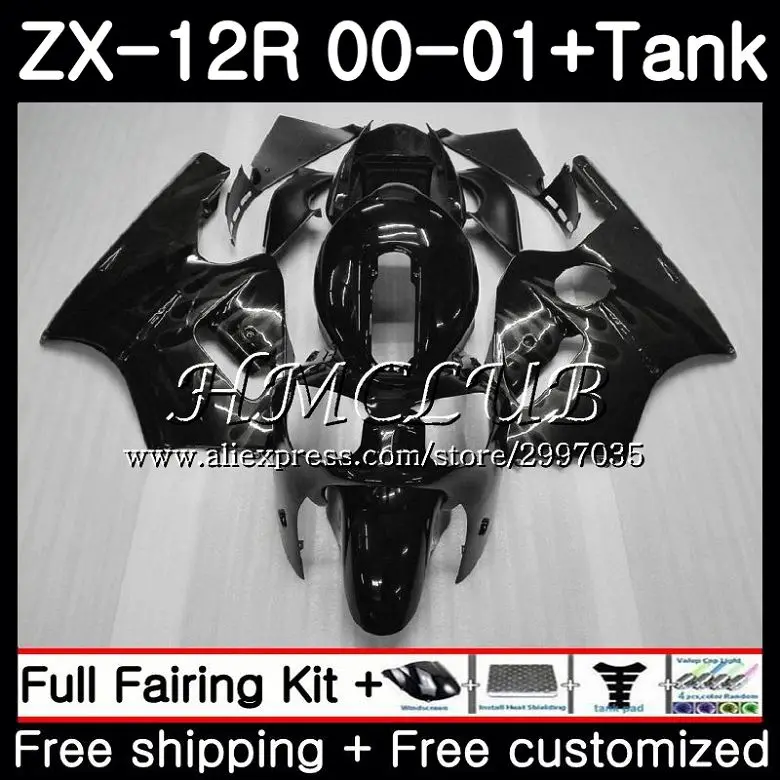 

Body+Tank For KAWASAKI Grey flames NINJA ZX1200 C ZX 12R 2000 2001 2002 67HC.15 ZX 12 R 1200CC ZX12R 00 ZX-12R 00 01 02 Fairing