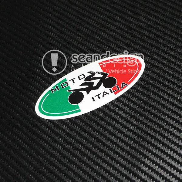 

Hot sale Moto Italia helmet motorcycle Sticker Decals Waterproof 13