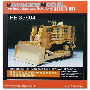 

KNL HOBBY Voyager Model PE35604 D9R Armor bulldozer and additional fence Armor upgrade metal etching parts