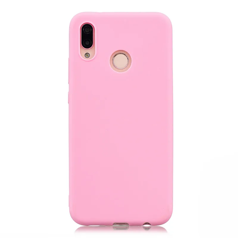 Dark Pink Конфеты Макаруны чехол для телефона для huawei Nova 3 3i 2 2S 2i Коврики 20 Lite P20 Pro P10 плюс P9 P8 Lite P Smart Мягкий силиконовый чехол s - Цвет: Dark Pink