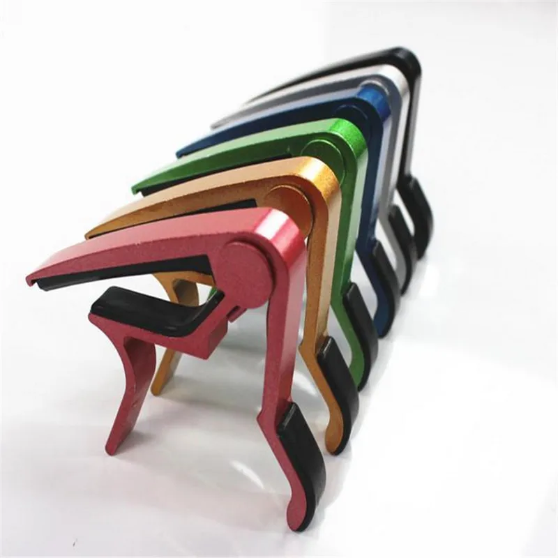 Zebra 6 цветов Алюминиевый сплав Tune Clamp Key Trigger Capo для акустической электрической гитары ra Музыкальные инструменты часть аксессуары