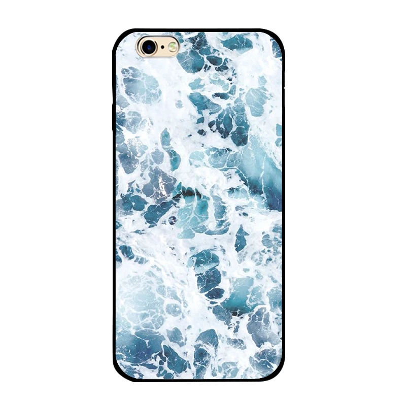 Для Apple iPhone 6/6 Plus черный чехол для телефона DIY мягкого ТПУ 5 &quotдля 6/6S Тонкий с
