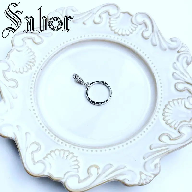 Женское ювелирное изделие Forever Together Circle Charm подлинный браслет с серебряным