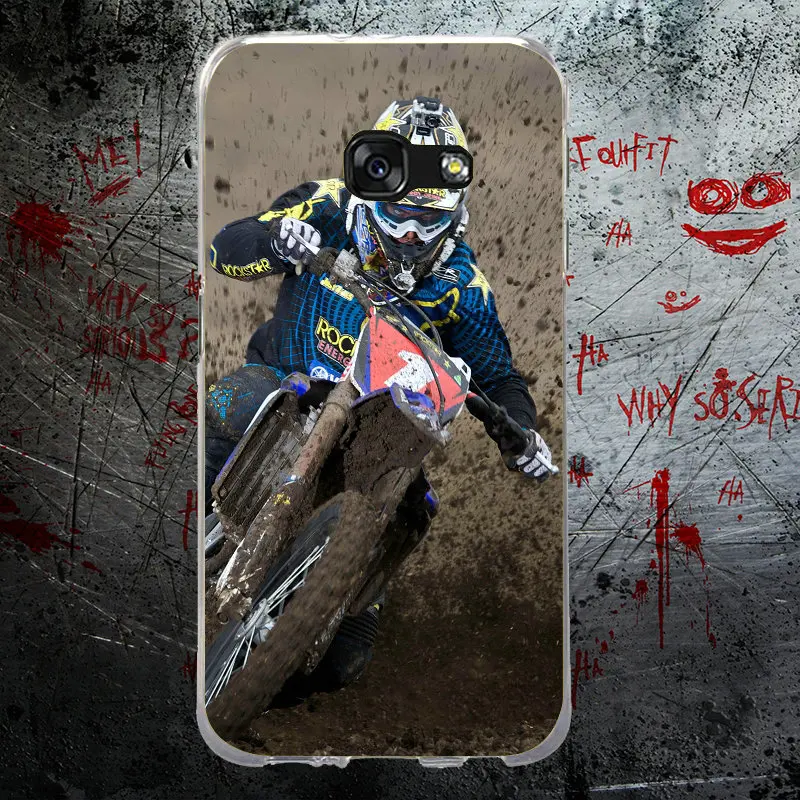 For Samsung Note 2 3 4 5 8 for HTC One U11 M7 M8 M9 M10 A9 E9 Plus Soft TPU Silicon Phone Case Bags Motocross Cross Dirt Bikes | Мобильные