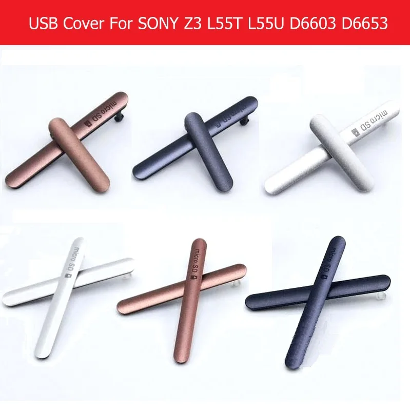 Новинка оригинальное зарядное устройство usb + крышка для Micro SD и SIM карты Sony Xperia Z3