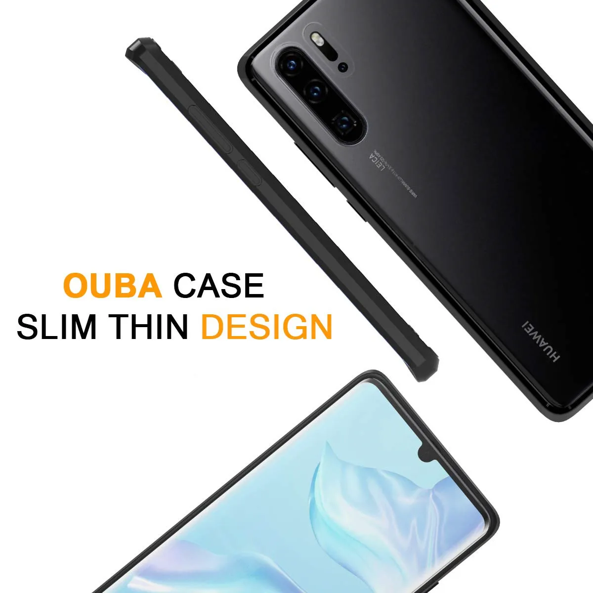 Ударопрочный 360 градусов прозрачный защитный чехол для Huawei P30 Pro p30 Чехол Мягкий