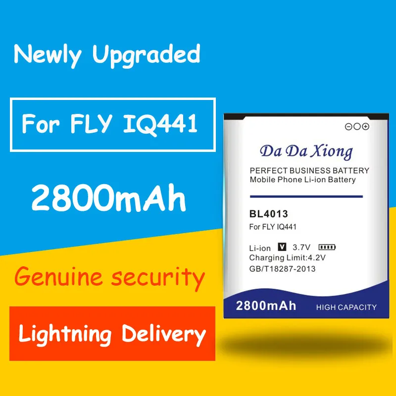 Аккумулятор BL4013 BL 2800 на 4013 мАч для FLY IQ441 IQ 441 высокое качество мобильный телефон
