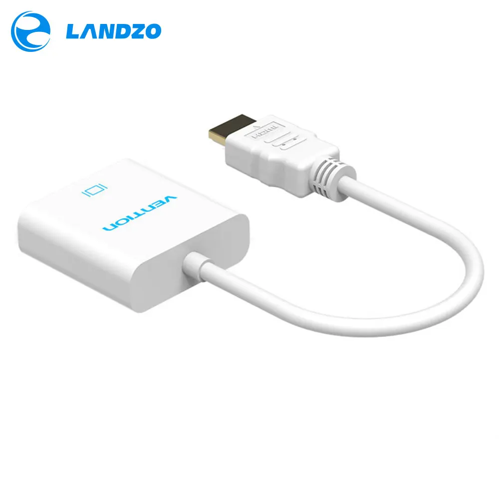 Hdmi-vga конвертер высокого качества raspberry pi 3 HDMI VGA адаптер для компьютера проектор