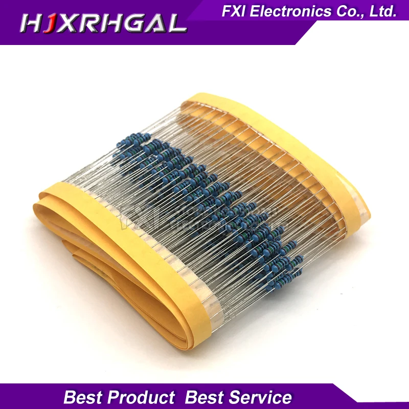 100 шт. 1 5 K ohm 1/4W 1% металлического пленочного резистора 0 25 W 1/4w