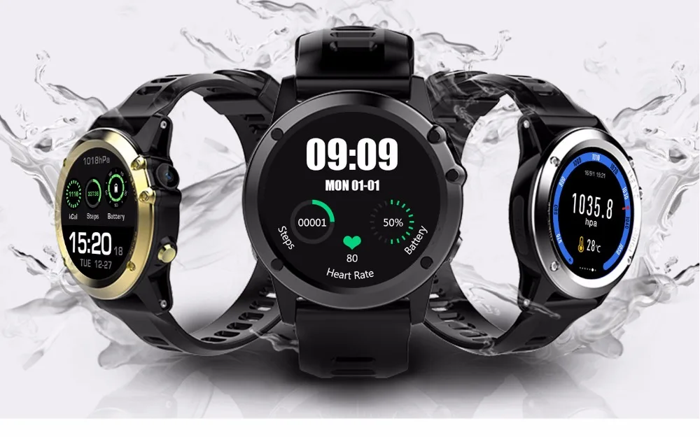 Смарт-часы Microwear H1, IP68, водонепроницаемые, MTK6572, 4 Гб, wifi, gps, SIM, Смарт-часы, монитор сердца, Android 4,4, IOS, МП камера