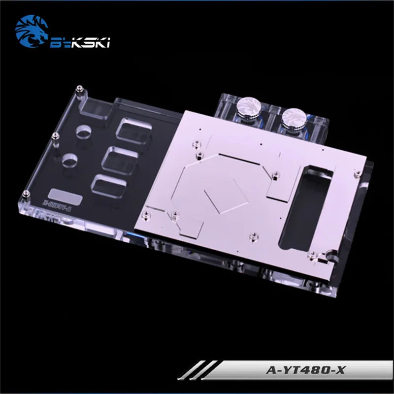 Bykski графический блок с полным покрытием для Yeston R9 480X RX470 RX580 Maxsun RX480 графическая