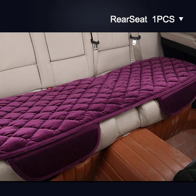 Purple Rear 1 PCS Karcle 1 шт. плюшевые Чехлы для сидений мотоциклов Протектор кресло водителя Pad Автомобиль-Стайлинг дышащие летние сиденье Подушки Авто Аксессуары - Название цвета: Purple Rear 1 PCS