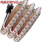 Светодиодная Пиксельная лента DC5V SK6812 144led 60 Светодиодный 8mm 4mm PCB MINI 3535 RGB Водонепроницаемый IP67 IP21 as WS2812B