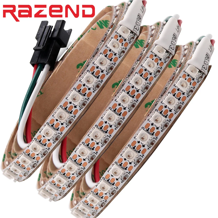 Адресуемый светодиодный светильник для Пиксельной полосы DC5V SK6812 144 60 8 мм 4 PCB MINI 3535