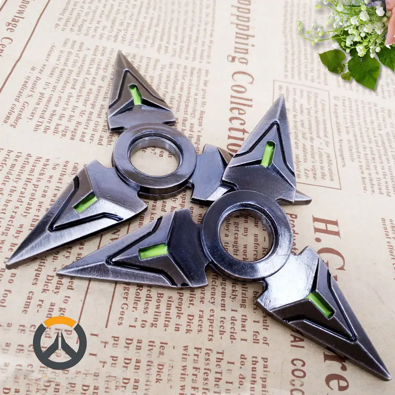 Горячие игрушки 2 шт. игра OW Дартс Genji модель металлического оружия вращающийся