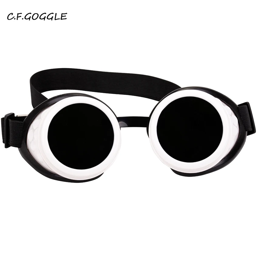 C. F. GOGGLE Новое поступление хит панк заклепки Круглый черный и белый цвета