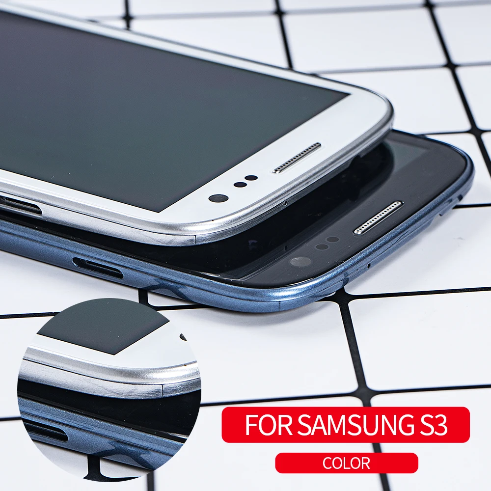 Оригинальный ЖК-дисплей 4 8 ''для SAMSUNG GALAXY S3 сенсорный экран дигитайзер рамка