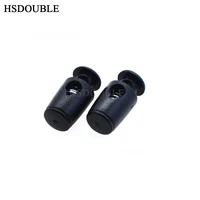 25pcspack plastic cord lock stopper cylinder barrel toggle clip for garment accessoriesbagsshoe lace