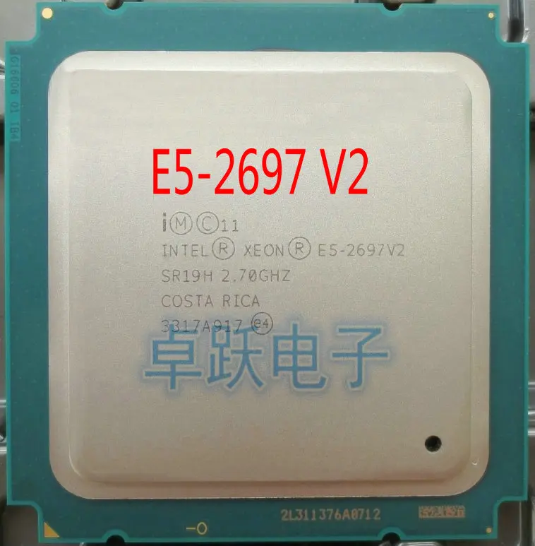 Процессор Intel xeon для ПК процессор 2 7 ГГц 30 м QPI 8GT/s LGA 2011 SR19H C2 v2 100%