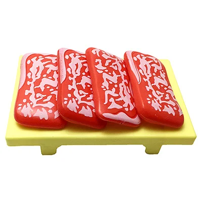 Розовый Дети играть игрушки Моделирование японская кухня еда суши блюдо фруктов и овощей подарки для мальчиков и девочек - Цвет: Розовый