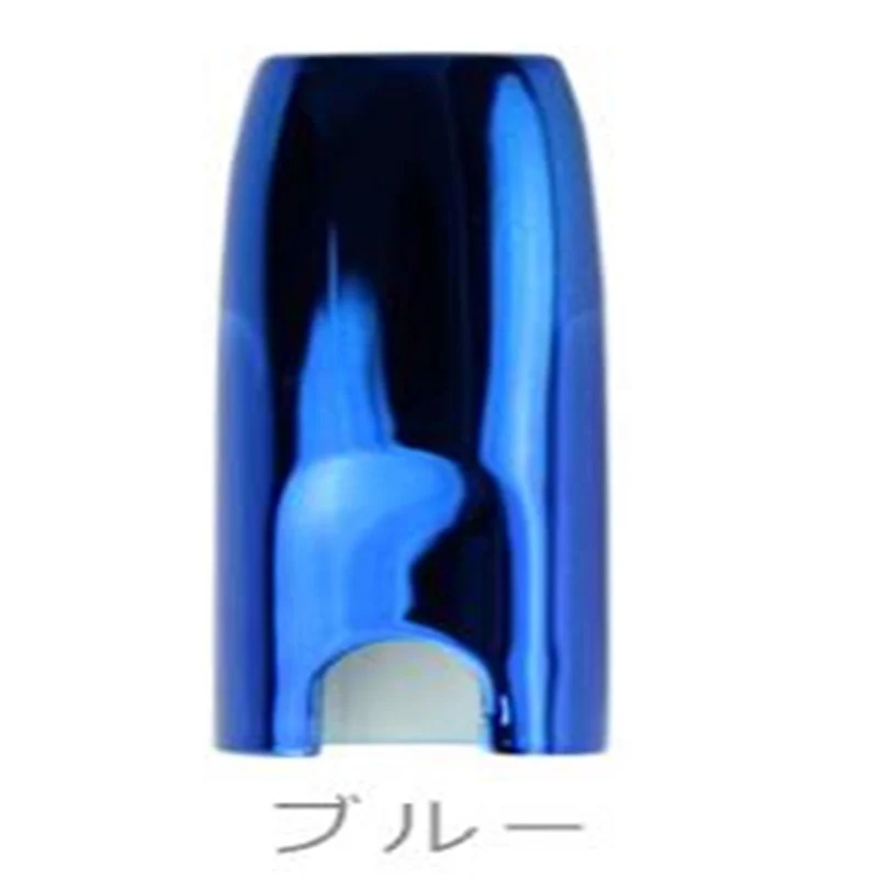 blue Розничная, 1 шт., 331332, гальванические аксессуары для vape, крышка, красный, синий, золотой, серебряный, зеленый, розовый цвет, для использования с IQOS 2,4, для замены vape - Цвет: blue