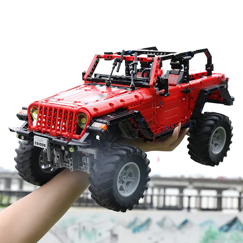 1941 шт. радиоуправляемые автомобили Jeeped Adventurer светодиодный подсветкой