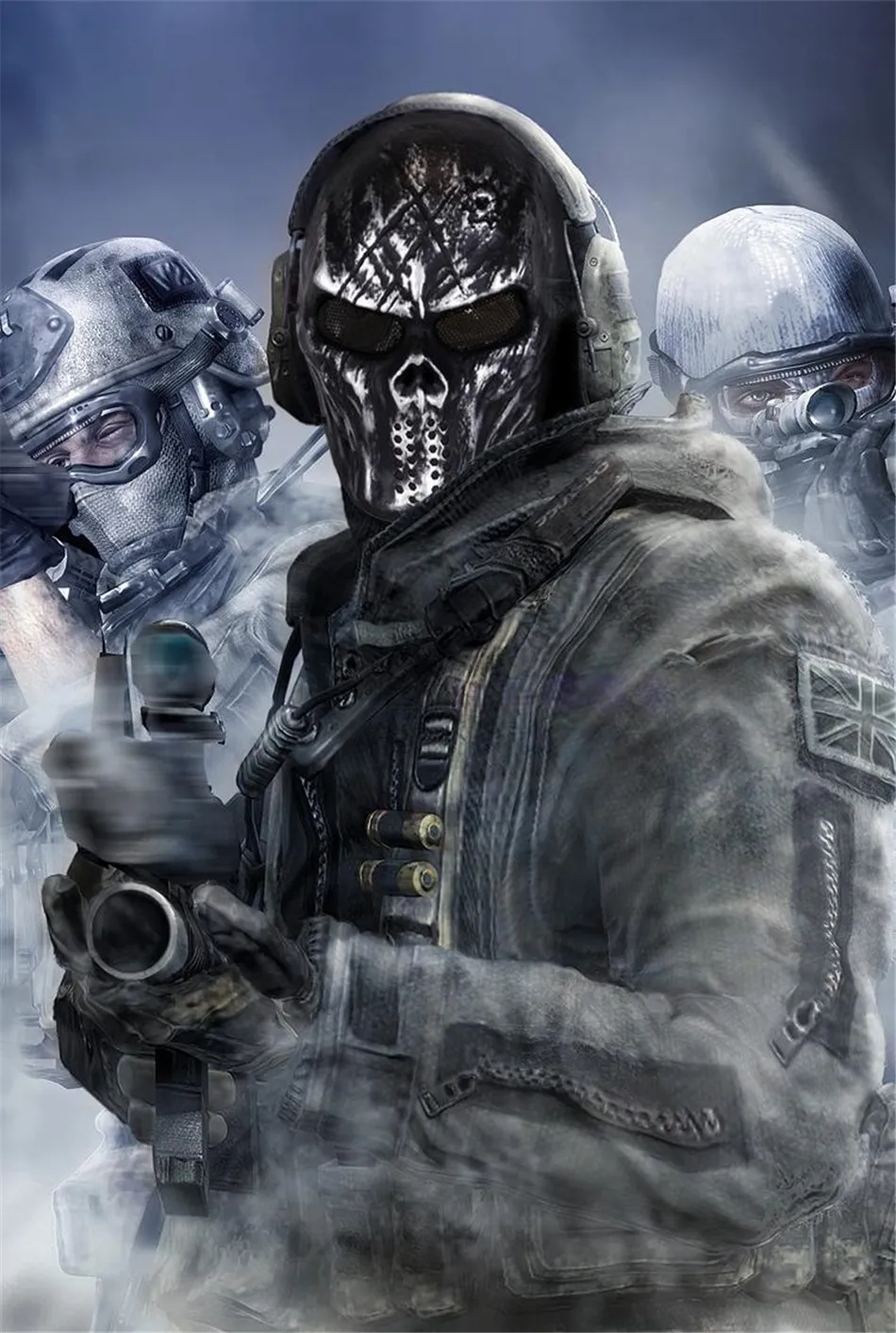 9 стилей Тайфун камуфляж cs go маски Призрак Хеллоуин страйкбол охота армейская тактическая маска для всего лица Балаклава с рисунком черепа