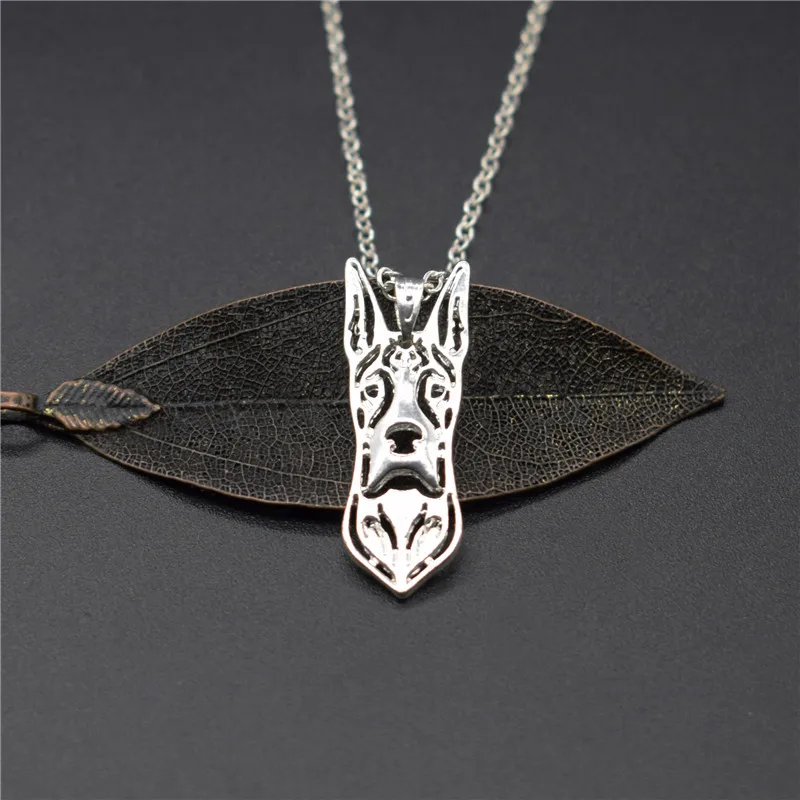

Elfin Trendy Great Dane Necklaces Fashion Dog Jewellery Great Dane Pendant Necklaces Women Men Jewellery