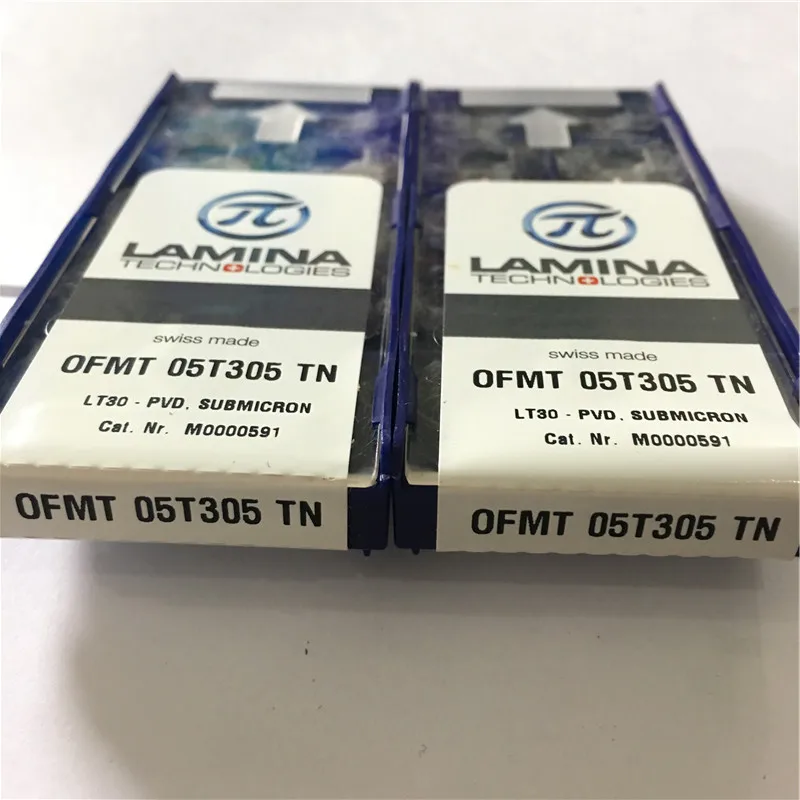 OFMT05T305TN LT30 100% оригинальная карбидная вставка LAMINA с лучшим качеством 10 шт./лот