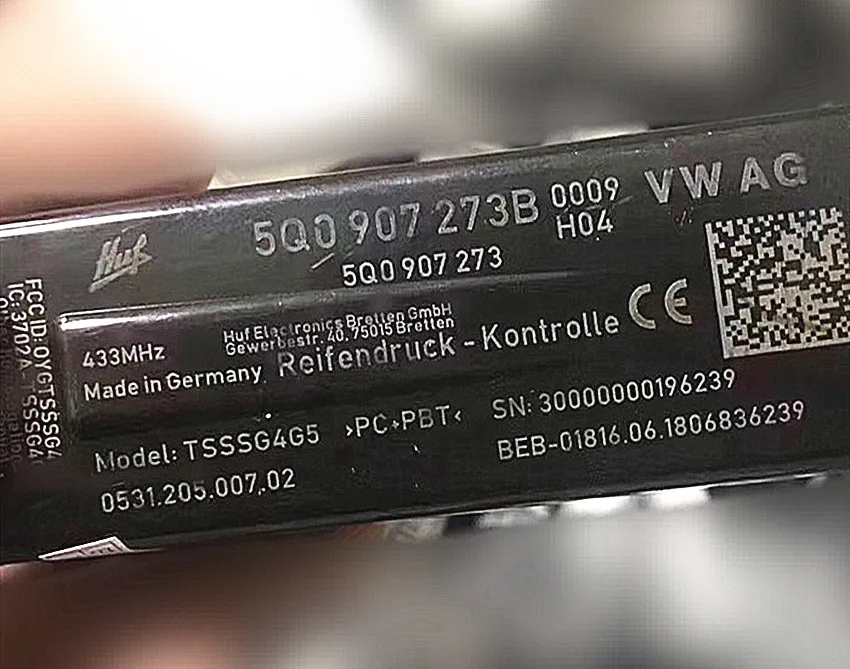Приемная антенна TMPS 2 TPMS для GOLF 7 MK7 MQB CARS Tiguan Passat B8 NEW Touran 5Q0 907 273 B 5Q0907273B | Автомобили и