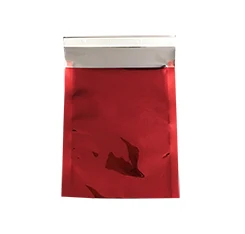 Gloss red Золотой алюминиевой фольги сумка C4 229x324 мм Глянцевая Поли Мейлер 9x13 голографическая конверты для доставки - Цвет: Gloss red