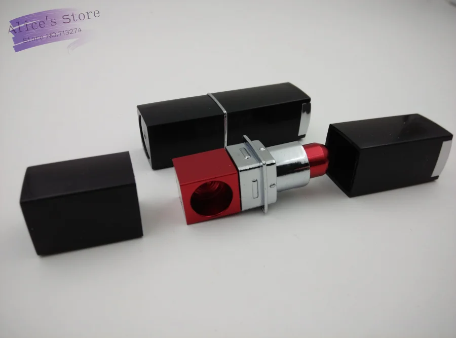 Модная губная помада в форме металлических табачных труб курительная трубка