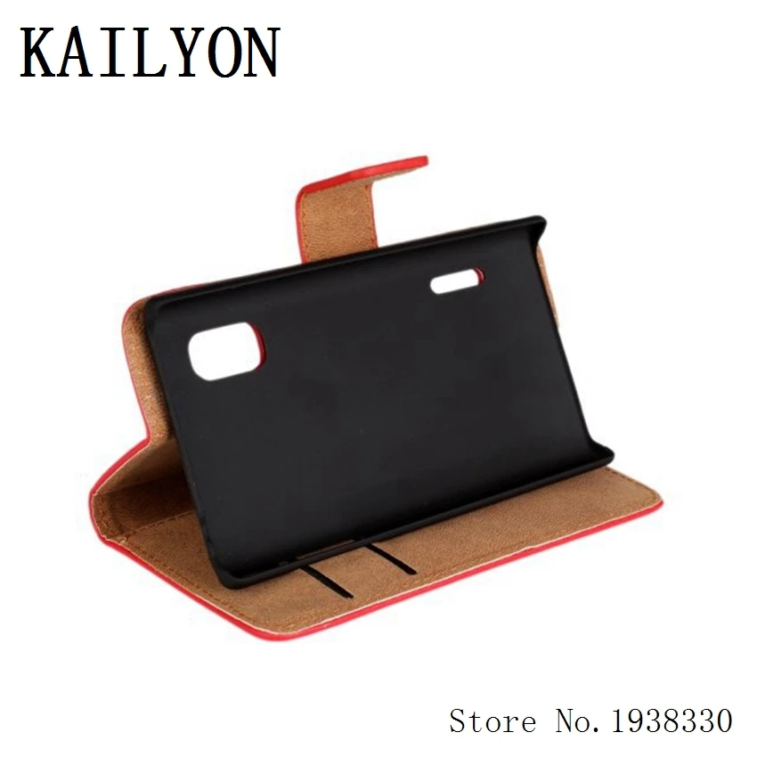 Kailyon Luxury из натуральной кожи кошелек Чехол Крышка для LG Optimus L5 E610 E612 E615 кожаный