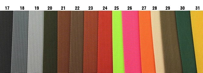 25 мм " веревка из полиэстера красная роза кофе фиолетовый для DIY шитье сумок пряжки аксессуары собачий пояс Цвет 1-16