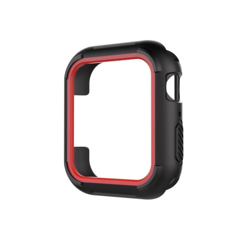 Защитный чехол для Apple watch 4 44 мм 40 iwatch band series сменный силиконовый защитный из ТПУ с