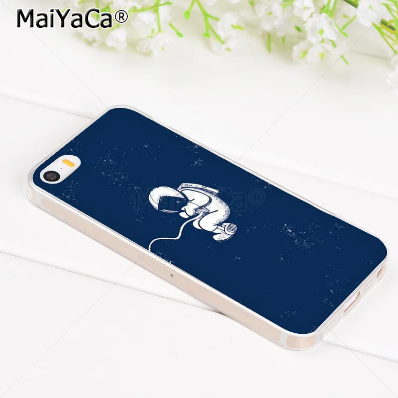 MaiYaCa Moons космический человек астронавт модный дизайн тонкий чехол из ТПУ для iPhone 8