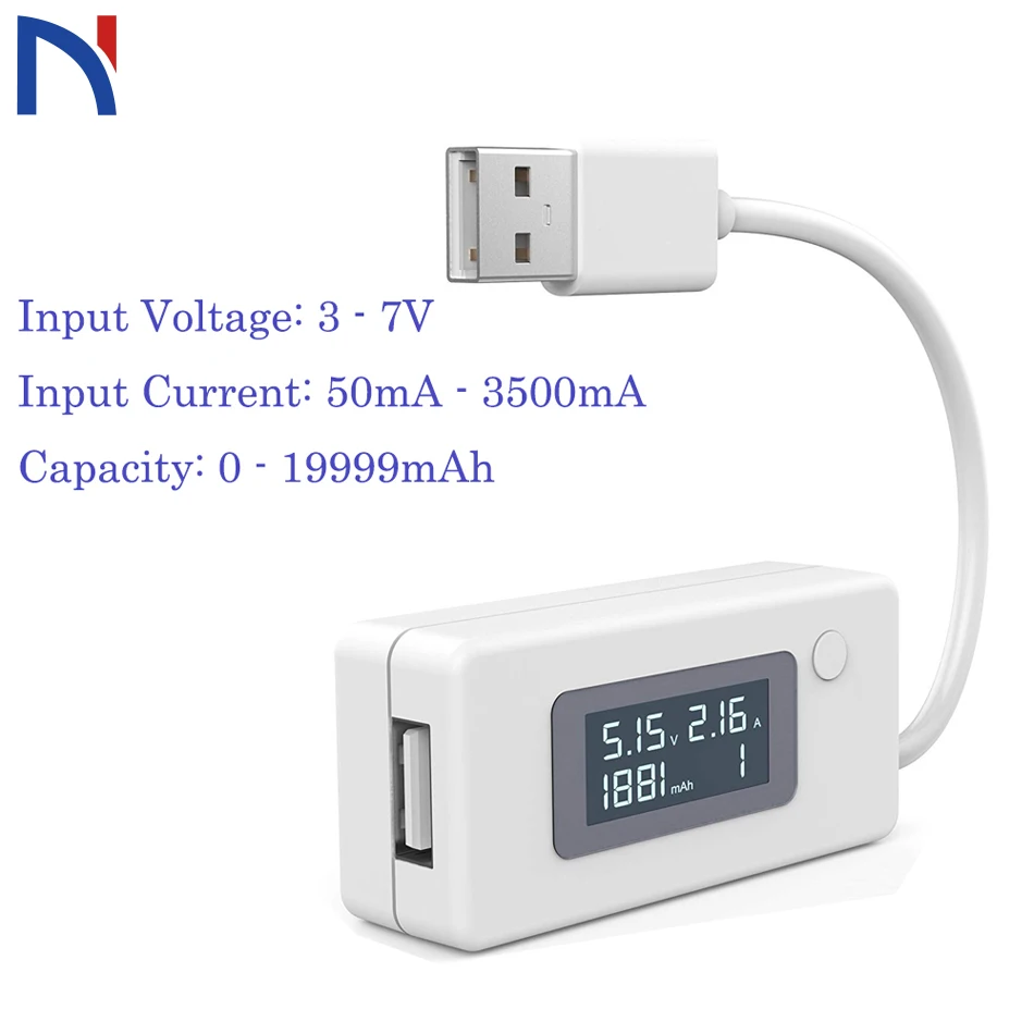 USB тестер 3 7 в с жк дисплеем Micro USB|Измерители напряжения| |