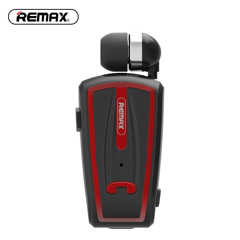Беспроводные bluetooth наушники Remax T12 с клипсой для воротника и микрофоном