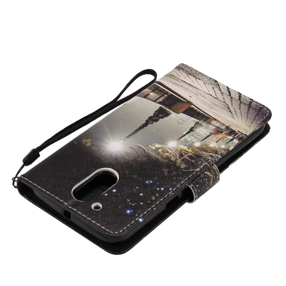 Город Ночной Ландшафтный дизайн кошелек Подставка держатель чехол для Motorola Moto