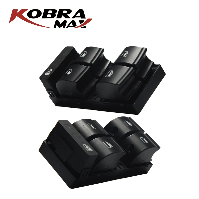 Панель переключателя стеклоподъемника KobraMax Master Power 8ED959851 подходит для Audi A4 B6 B7 Sedan