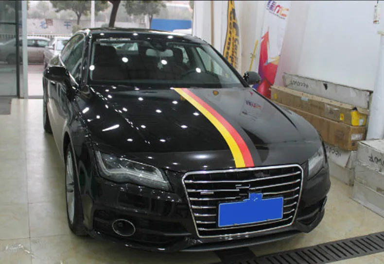Головной крюк параллельная линия наклейка для Volkswagen CC Jette BMW Benz Audi A4L A6L Mazda 3 6 Atenza