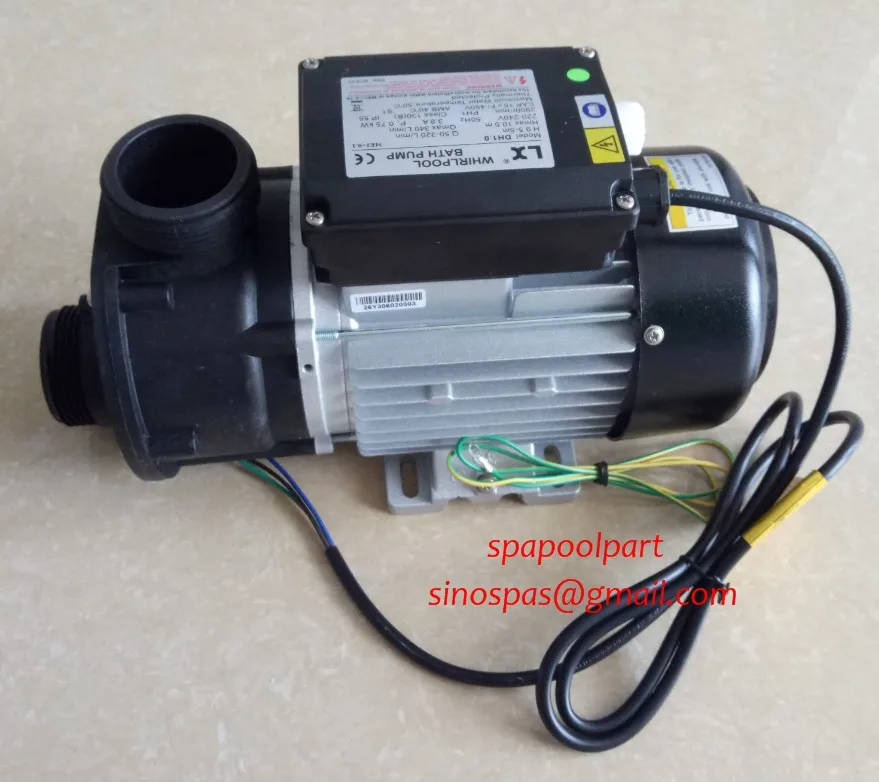 

WHIRLPOOL LX DH1.0 hot tub spa bath pump 1HP used for apollo, ssw,wmk,crw,monalisa Pedicure water pump lx whirlpool pump