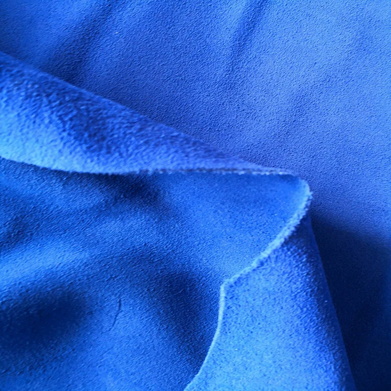 

Genuine blue Cow Suede Fabric Material For Jewerly accessory/DIYCrafts/ Shoe/ Bag,Free Shipping