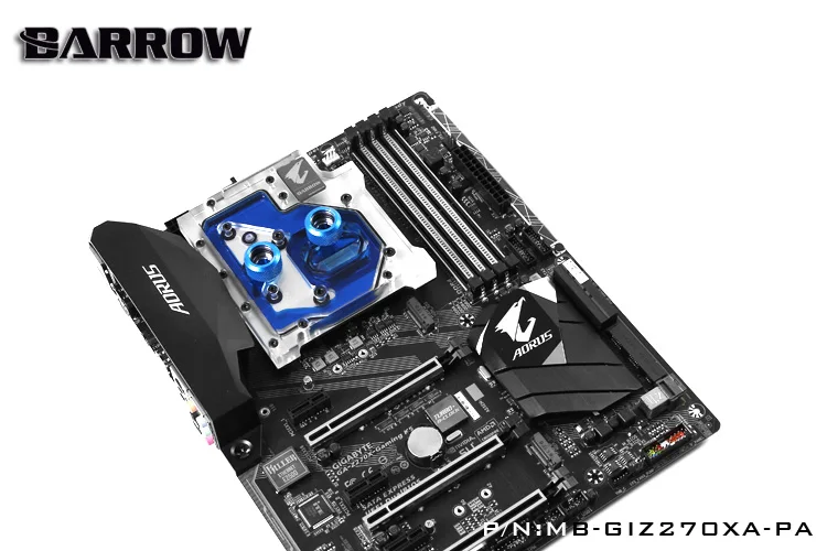 Моноблок Barrow для GIGABYTE AORUS Z270X игровой блок 12 В 4pin RGB встроенный в с возможностью