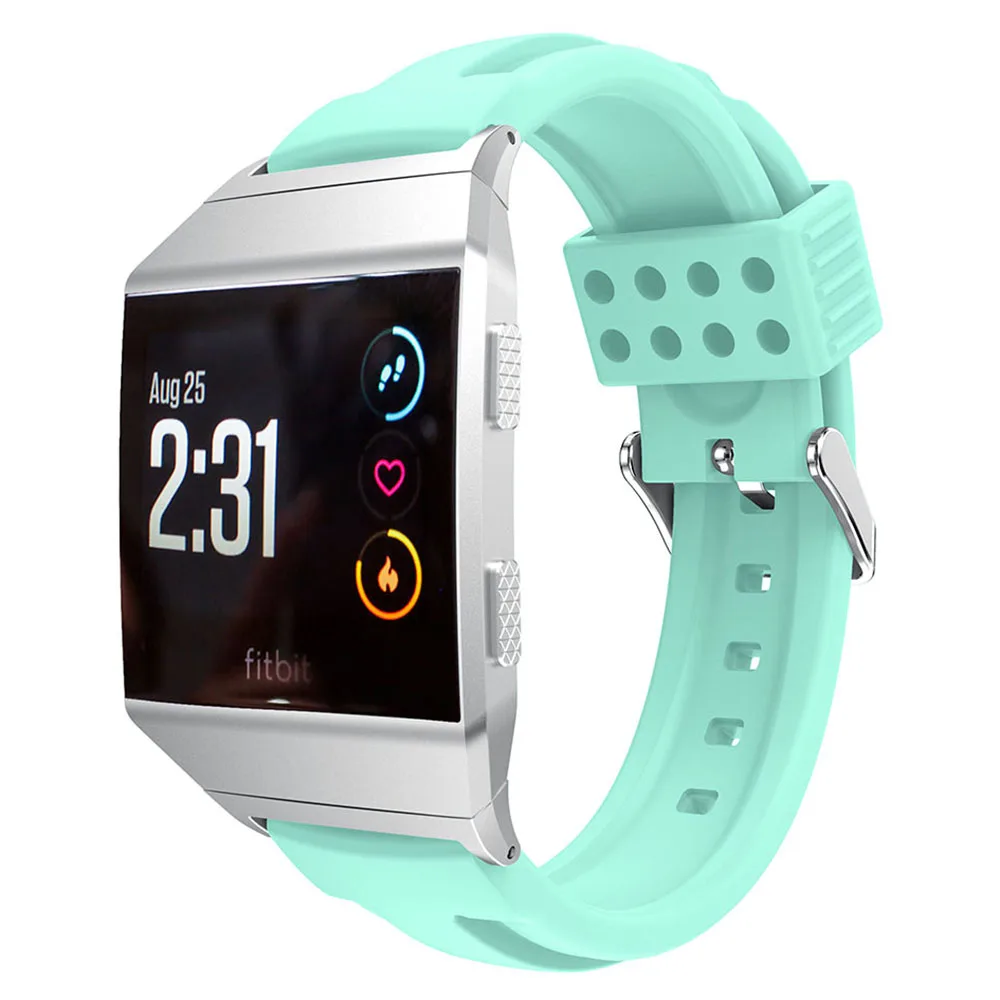 Спортивный силиконовый ремешок для часов Fitbit ионный Браслет браслет наручные